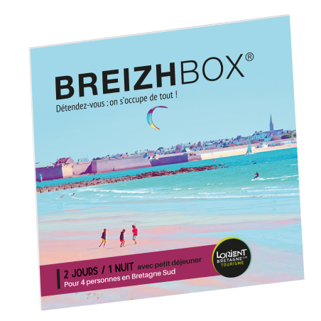 Le coffret-cadeau violet, séjours en Bretagne Sud (Morbihan) - ©Breizhbox