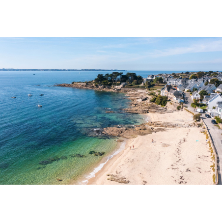 Plage de Port Fontaine à Ploemeur (Morbihan) - ©Thibault Poriel - LBST