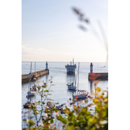 Arrivée du bateau Lorient - Groix à Port-Tudy (Morbihan) - ©Clo & Clem - LBST