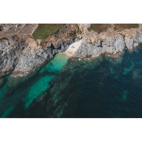 Petite crique de l'île de Groix (Morbihan) - ©Thibault Poriel - LBST