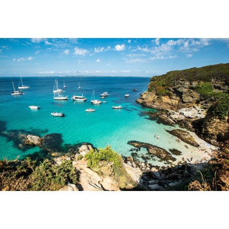 Plage de Poulziorec, Tahity Beach, sur l'île de Groix (Morbihan) - ©Xavier Dubois - LBST