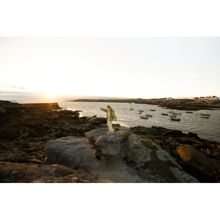 Coucher de soleil sur le petit port de Kerroc'h, à Ploemeur (Morbihan) - ©Hello Travelers - LBST